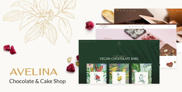 Avelina – Chocolate and Cake Shop WordPress Theme